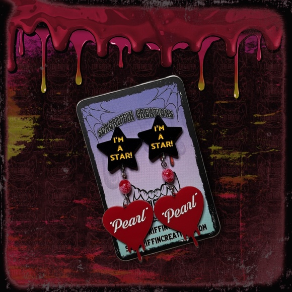 Pearl-I'm A Star Earrings - Picture 4 of 4